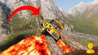 Cars vs Log Bridge - BeamNG.DRIVE | Navi Beamng