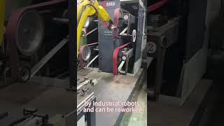 Copper Surface Faucet Robot Grinding Machine / Industrial Polishing Machine