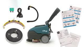 CS16 Micro Walk-Behind Floor Scrubber | How To Operate | Tennant Company