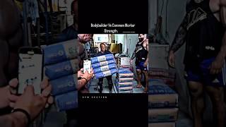 common worker crazy strength vs bodybuilder