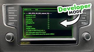 VW Discover Media MIB2 Developer Mode & Green Menu activation