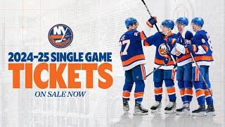 New York Islanders Single-Game Tickets On Sale Now