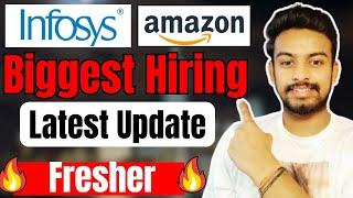 Infosys, Amazon, Deloitte, L&T Biggest Hiring | OFF Campus Drive For 2025, 2024 Batch | Fresher Jobs