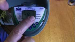 Programing an Electric Drip Irrigation Timer   Put Your Garden Watering on Autopilot!!