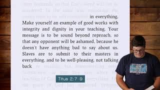 Titus 2 [Daily Bible Study]