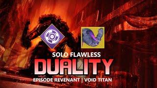 Duality Solo Flawless w/ Sentinel DPS Bug [Destiny 2 Episode Revenant]