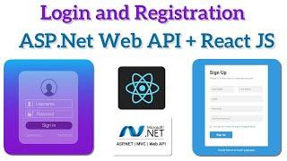 Login and Registration - ASP.Net WEB API and React JS