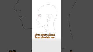 Mistake When Drawing Head - Quick Art Tips #art #sketch #shorts #tutorial #drawingtutorial #anime