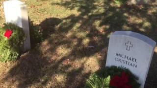 Oristian, Baish, and Tansey Graves at Arlington Cemetery