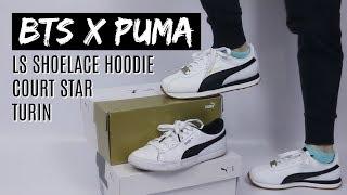 BTS x PUMA - Turin Review (feat. Court Stars and Hoodie) | haul