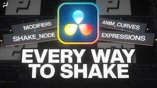 DaVinci Resolve | Every Way to make a Shake Effect