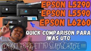 EPSON L5290 VS EPSON L5590 VS EPSON L6260 | PRINTING BUSINESS GUIDE