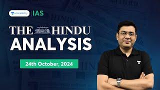 The Hindu Newspaper Analysis LIVE | 24th October | UPSC Current Affairs Today | Mukesh Jha