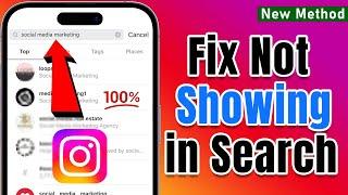 How to fix my Instagram Account not Showing in Search 2024 | Fix Instagram Search Ban