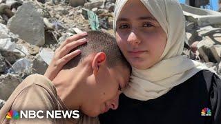 Palestinian siblings navigate childhood amid war in Gaza