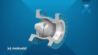 Mokveld - Product animation - Axial check valve