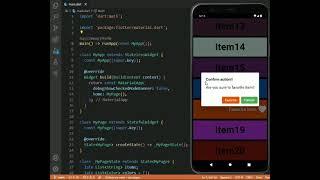 Flutter Tutorial - Slidable & Dismissable In ListView [2022] Swipe To Dismiss #shorts #flutter