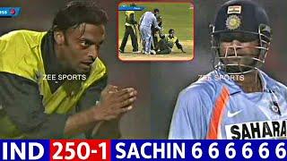 SACHIN Destroy SHOIAB AKHTAR Hit 97 Runs vs Pak 2007 | IND VS PAKISTAN | MOST SHOCKING FIGHT 