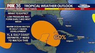 Tracking the Tropics: Chance of tropical disturbance in Caribbean at 60%