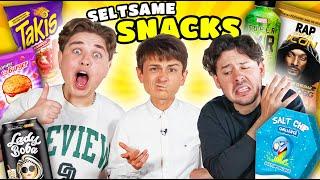 Wir ESSEN extrem seltsame SNACKS  + mit CrispyRob & Smiley