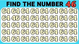 Test Your Observation Skills - Spot The Odd One Out | Numbers And Letters Edition #brainteaser