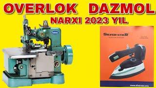 3 IPLIK OVERLOKCHA. PAR DAZMOL +998943287899