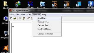 hyper terminal vie com port