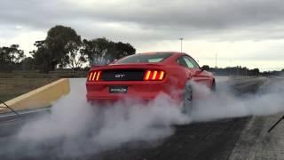 2015 Ford Mustang GT burnout