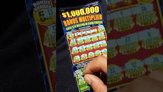 California new lottery jack pot shit 1M scratcher bonus multiplier