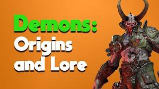 Demons origins, lore and weaknesses [Demon Codex Pages from Doom Eternal]