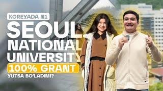 KOREYADA N1 SEOUL NATIONAL UNIVERSITY DA GRAND YUTSA BO"LADIMI ? / 100% GRAND YUTGAN UZBEK QIZI