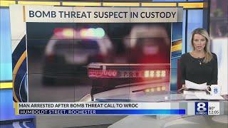 Rochester man arrested after calling in bomb threat to News 8 WROC