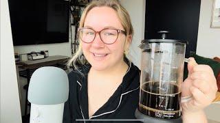 Morning ASMR ️ - Wake up with me! (Coffee, self care, whisper rambles, etc)