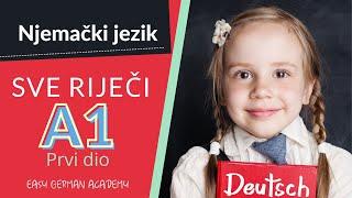 NjemačkI & nemačkI jezik  - Sve riječi A1 prvi dio