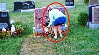 Parents hid a camera on their son's grave and revealed the terrible truth!