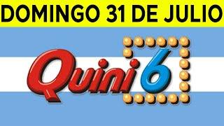 Resultados del sorteo quini 6 del Domingo 31 de Julio del 2022