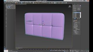Уроки 3ds Max. Моделирование дивана с нуля Часть 2 (моделирование подлокотника)