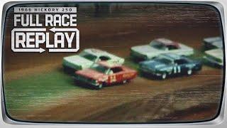 Classic NASCAR on dirt | 1966 Hickory 250 from Hickory Speedway | NASCAR Classic Dirt Race Replay