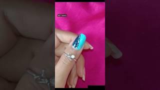 Easy nailart #nailart #naildesign #notoolnailart