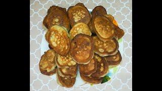Пышные оладьи на кефире с  изюмом / Lush pancakes on kefir with raisins