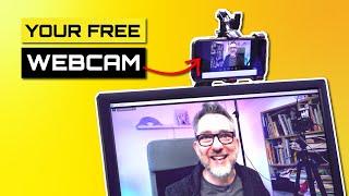    How To Use Smartphone As Webcam Without Any Phone App ( FREE! )