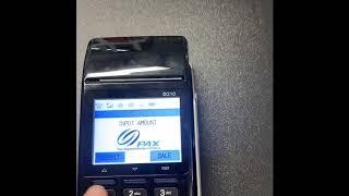 How to use the Pax D210 wireless machine
