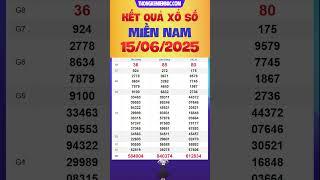 Kết quả xổ số miền Nam hôm nay ngày 15/6/2025 - XS miền Nam - XSMN 15/6 - xosomiennam