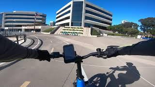 E-biking in Long Beach, CA. From Queen Mary to LA River.