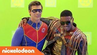 BTS of the Henry Danger & Game Shakers Crossover! | Danger Games | Henry Danger