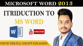 Introduction to ms word by diksha Computer Learning