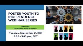 FYI Initiative Webinar Series: Partnership Development and Maintenance