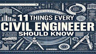 11 Things Every Civil Engineer Should Know