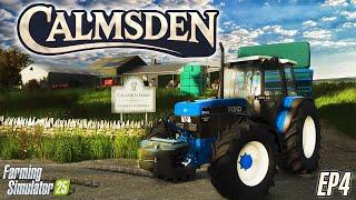 The Bale Struggle is Real! | Calmsden Let's Play Episode 4 | Farming Simulator 25