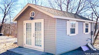 Stunning 10'ft x 16'ft Tiny Shed to home conversion of Tiny House on a Foundation